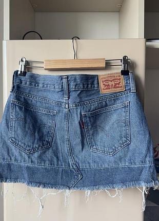 Джинсовая юбка levi’s 3
