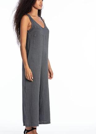 Ллянный комбинезон ромпер