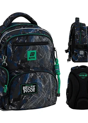 Рюкзак школьный kite education beast mode k25-773m-3