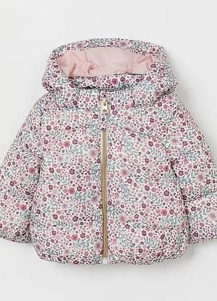Куртка пуфер демісезонна h&m для дівчинки