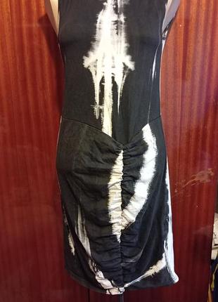 Платье эска стиль тай дай на переде есть шнурочек