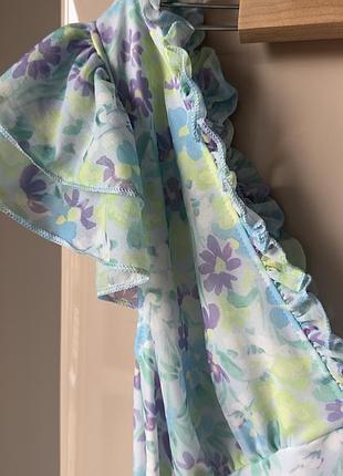 Платье с рюшами asos не zara mango jul