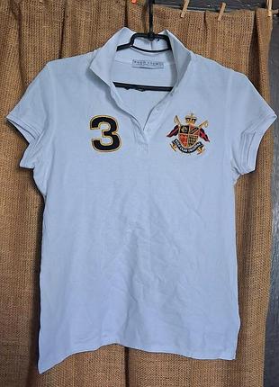 Біла футболка поло жіноча футболка базова футболка