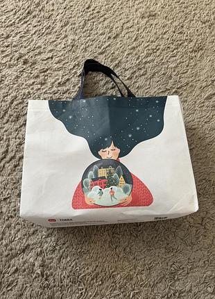 Пакет з ручками колір білий