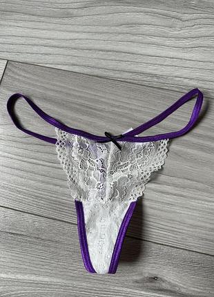 Трусики стрінги ажурні