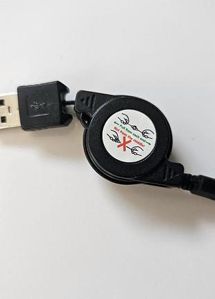 Шнурок зарядка usb-typec самоскручивающийся