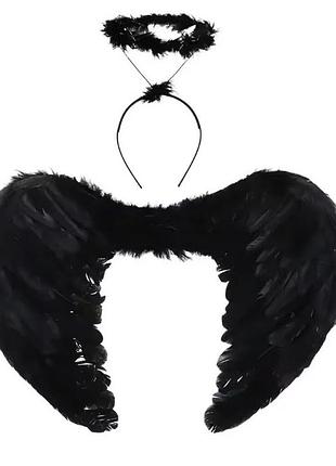 Крылья ангела и нимб