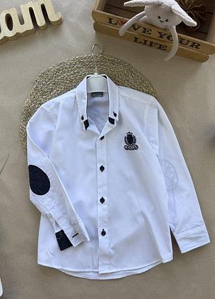 Рубашка белая 116-134