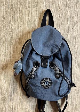 Стильний маленький рюкзак, рюкзак-мішок kipling, оригінал, з брелоком
