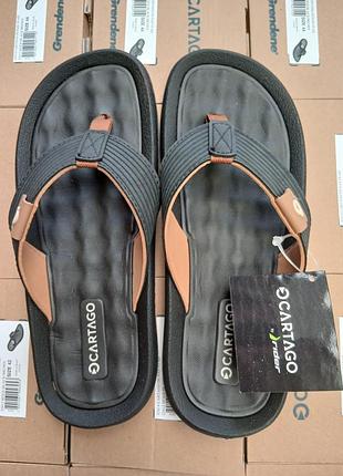 Чоловічі в'єтнамки сланці dunas rider by cartago 82614-22912 чорні