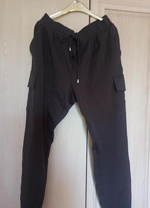 Брюки карго стрейч