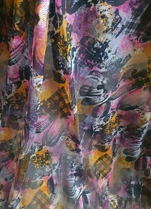 Отрез тонкой шифонраой ткани с атласным рисунком, переливающийся, золотистый, очень необычный оригинальный 115см ширина и 335см длина