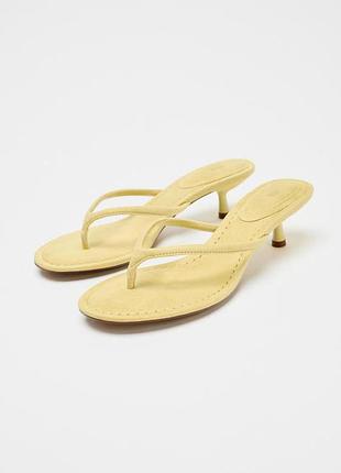 Босоніжки kitten з ефектом soft zara