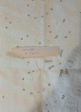 Отрез ткани х/б с пайетками.