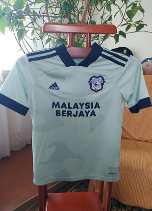 Футбольная футболка adidas (cardiff city england) 11-13 лет