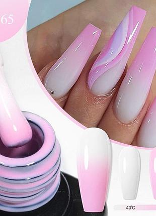 Термо гель лак для нігтів манікюру дизайну міняє колір змінює від температури