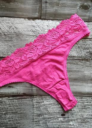 Трусики танга бавовняні