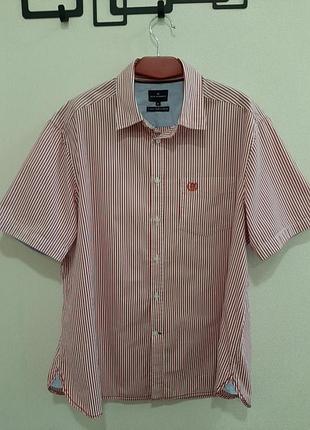 Очень качественная хлопковая рубашка от blue harbour (m&amp;s) мужского premium сегмента, р. 54