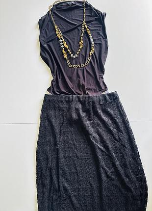 Мереживна спідниця xl