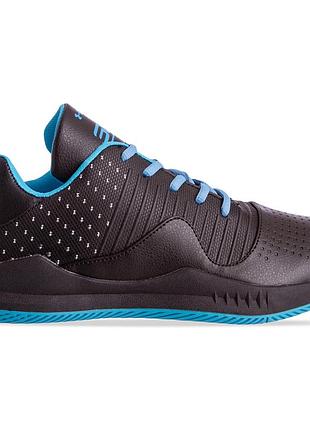 Кроссовки баскетбольные uar размер 41-45 черный-синий