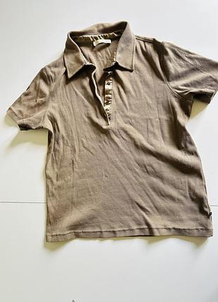 Футболка хакі в рубчик