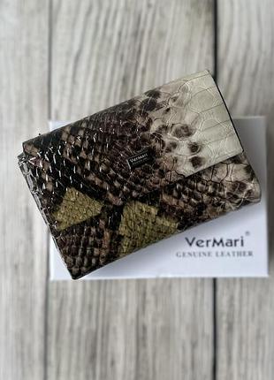 Кожаный небольшой женский кошелек vermari