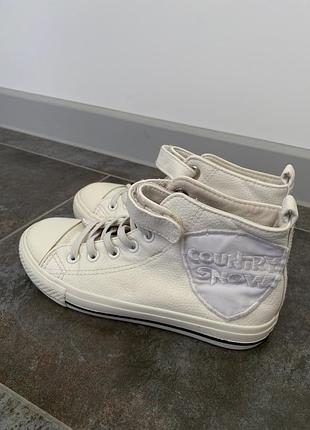 Кеди дитячі country snow 33 розмір, класичні білі