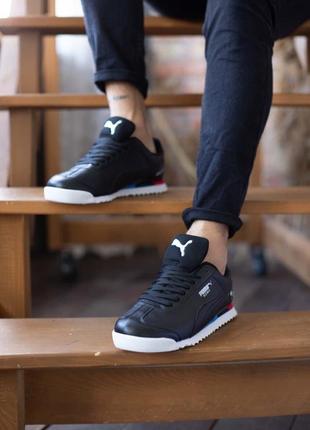 Мужские кроссовки пума puma roma black