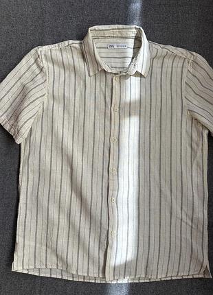 Сорочка zara льон
