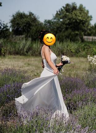 Туанина шифон, роз. 42-44, зріст 160-168, мій зріст 163,+ каблук 9 см, спинка на застібці, регулюються лямки. сукня після хімчистки, стан ідеальний