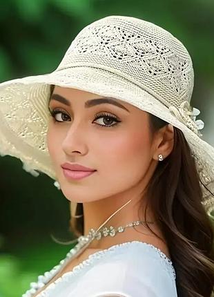 Новая!пляжная шляпа, шляпка или шляпа