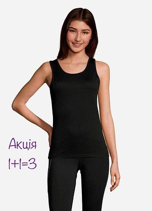 Спортивная компрессионная удлиненная бесшовная майка workout primark