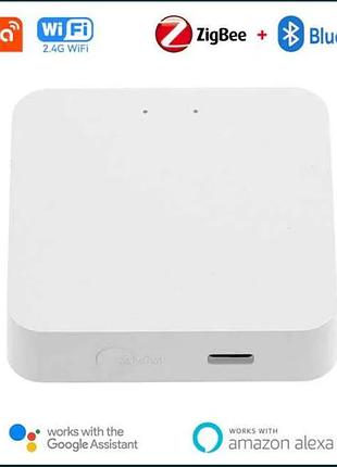 Шлюз tuya smart multi-mode gateway hub zigbee 3,0 + wi-fi + bluetooth