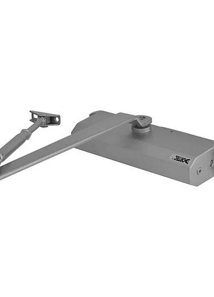 Дверний доводчик dortec dt-514h silver з фіксацією дверей у відчиненому положенні (63-00003)