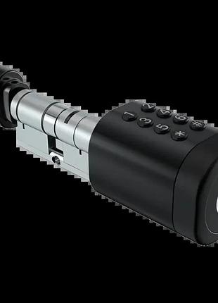 Seven lock sl-7774bf black (35-90мм) (цилиндр) биометрический замок