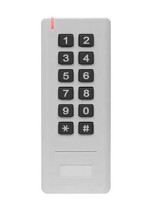 Клавіатура бездротова зі зчитувачем em-marine trinix trk-2201wr white (71-00001)