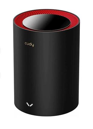 Маршрутизатор wifi mesh-система wifi 6 2.5g cudy m3000 black (1-pack) дводіапазонний ax3000 (73-00519)