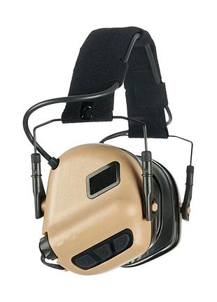 Активні захисні навушники earmor m31 plus (tn) tan (m31-tn plus)