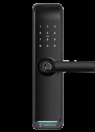 Seven lock sl-7767bfw (врезная часть 6068 auto) умный замок