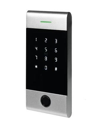 Клавіатура з bluetooth, з контролером, зчитувачем відбитків пальців та карт mifare trinix trk-1206btfw silver (71-00073)