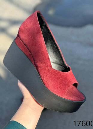 Босоніжки жіночі натуральна замша