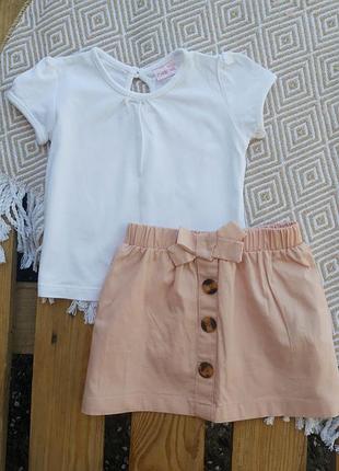 Набір футболка і спідничка.  стан нового 🎀