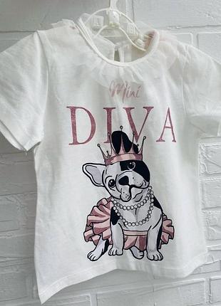 Футболка нова 9-12 міс