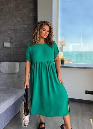 Жіноча літня сукня вільного крою | 140