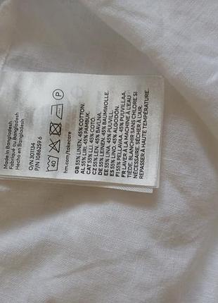 Блузка лляна h&m 6