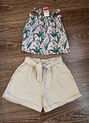 Шорты и топ 146-152 (11-12р)