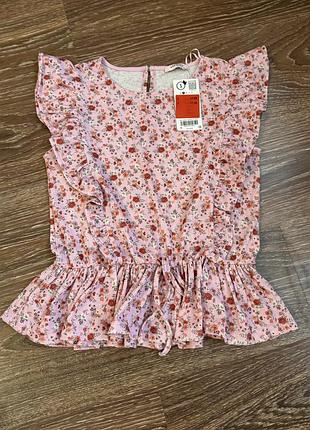 Футболка. блуза з рюшами . розмір s