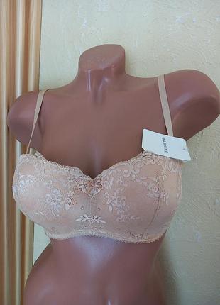 Бюстгалтер балконет р.80в бежевый