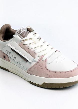 Кроссовки женские 587863 молочные розовые