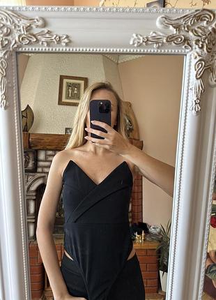 Боди с открытыми плечами с биркой